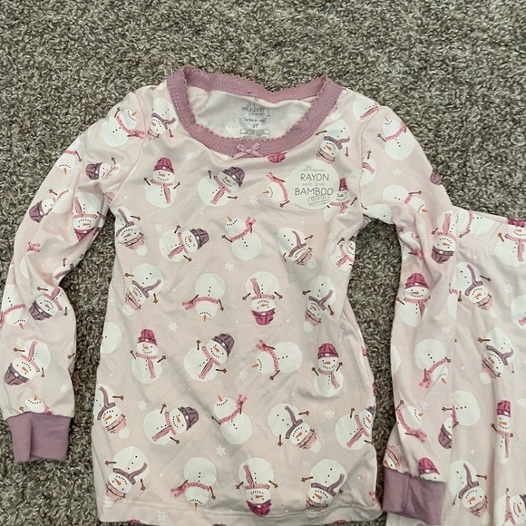 Pair of two NWT Milkberry 3t girl pj sets lightweight - Picture 7 of 10